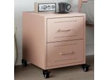 Stabli MöBel Comodino Rosa 36X39X43,5 Cm Acciaio - Comodini E Armadi CC6526935 1Pacco