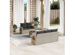 Design Nuovo Set Di Mobili Da Giardino Set Di Mobili Da Balcone Set Di Divani Da Giardino 6 Pezzi Con Cuscini Grigio Chiaro Poly Rattan - Set Di Mobili Da Giardino Mobili2025 CHY5673293 4Parcel