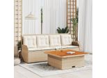 Pratico Set Di Mobili Da Giardino Set Di Mobili Da Balcone Set Di Divani Da Giardino A 3 Pezzi Con Cuscini Beige Poly Rattan - Set Di Mobili Da Giardino ,Mobili Di Design 2844169 3Parcel