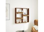 Best MöBel Armadio A Muro Effetto Legno Vecchio 80X15X80 Cm Materiale Legno - Mensole A Muro Cloris New6691819 1Pacco