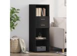Vetrina Semplice Nera 40X42,5X124 Cm In Legno - Cassettiere DE7963227 1Pacco