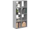 2025 Libreria Divisoria Cloris Grigio Sonoma 69,5X29X137,5 Cm - Librerie Vendita7943937 1Pacco