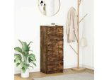 Best MöBel Cabinet Credenza Rovere Fumé 37,5X35X99 Cm Materiale A Base Di Legno - Cassettiere CL6028078 1Pacco