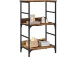 Bei Cloris Libreria Effetto Legno Vecchio 50X33X82 Cm Materiale Legno - Librerie Nuovo2960011 1Pacco