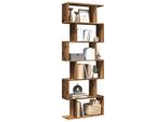 Stabli MöBel Libreria Divisoria 6 Ripiani Effetto Legno Vecchio 70X24X193 Cm - Librerie CC8868154 1Pacco