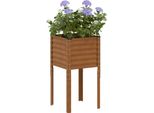 Best MöBel Fioriera Da Giardino 45 X 45 X 88 Cm In Acciaio Resistente Agli Agenti Atmosferici - Aiuole Cloris New4887626 1Pacco
