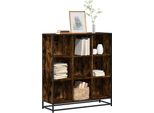 Maison Exclusive - Libreria Rovere Fumo 97,5X33X107,5 Cm Legno Multistrato&Metallo
