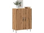 Credenza Vetrina Design Rovere Artisan 69,5X34X90 Cm Materiale Legno - Cassettiere 2025 Nuovo9756998 1Pacco