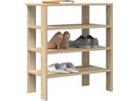 Bei Cloris Portascarpe In Rovere Sonoma 61X32X70 Cm Materiale A Base Di Legno - Portascarpe Nuovo4013212 1Pacco
