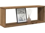 Mensole Da Parete Cubo Design 2 Pz. Rovere Artigianale 60X15X23 Materiale A Base Di Legno - Mensole Da Parete 2025 Nuovo9259951 1Pacco