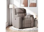 Poltrona Reclinabile Di Design In Tessuto Taupe - Tv E Poltrone Reclinabili 2025 Nuovo8892764 1Pacco
