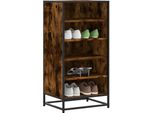 Best MöBel Portascarpe In Rovere Affumicato 48X38X97,5 Cm Materiale In Legno - Portascarpe CL1289043 1Pacco