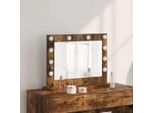 Specchio Di Design Con Specchio In Rovere Fumé 60 X 45 X 18 Cm - Specchio Da Parete 2025 Nuovo3062446 1Pacco