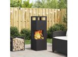 Design New Fire Pit Nero 35 X 35 X 100 Cm Acciaio Laminato A Freddo - Cestini E Ciotole Per Caminetti Mobili2025 CHY5215806 1Pacco