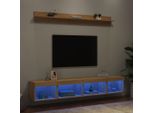 Maison Exclusive - Mobili Tv A Muro Con Led 5Pz Rovere Sonoma Legno Multistrato
