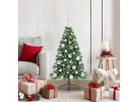 Maison Exclusive - Albero Di Natale Artificiale Preilluminato Verde 120 Cm Pvc