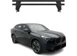 Portapacchi Menabo Per Bmw Ix2 U10 2024-2025 Alluminio Nero 2 Pezzi