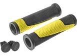 Manopole Per Bicicletta Wag Double D, 125 Mm, Nero/Giallo