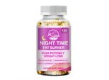 Night Time Fat Burner (120 Capsule) Integratore Alimentare, Donne, Peso, Metabolismo