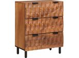 Syfax™ Credenza Finitura Marrone Acacia 60 X 33 X 75 Cm