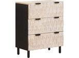 Syfax™ Credenza Finitura Bianco Lavato 60 X 33 X 75 Cm