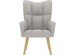 Syfax™ Sedia Relax Grigio Nuvola In Tessuto