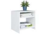 Syfax™ Comodini Bianchi 2 Pz 40X30X40 Cm Legno Ingegnerizzato