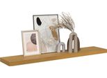 Syfax™ Scaffale Da Parete Beige 120 X 23,5 X 4 Cm Legno Multistrato