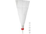 Gastromax 2344 Gastromax Spritzbeutel-Set, Weiß, 5 TüLlen