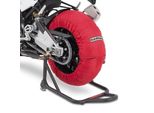Set Scaldapneumatici Moto Laguna Seca Constands 60-80°C Adatto Per Ruota Anteriore E Posteriore Da 17 Pollici In Rosso