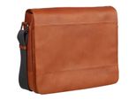 Leonhard Heyden Pelle Borsa A Tracolla Laptop Bag Con Scomparto Per Laptop Hamburg Shoulder Bag Cognac Marrone