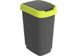 Rotho Twist Cestino Per Rifiuti 25L Lime/Antracite