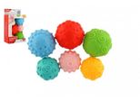 Set Di Palline 6Pcs Con Gomma Testurizzata 6-8Cm