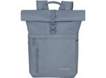 Travelite Zaino Per Il Tempo Libero Zaino Con Scomparto Per Laptop Basic Rollup Backpack 35L Smoky Blue Grigio Cadetto