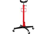 Luxtom | Sollevatore Idraulico Ad Ingranaggi, 500 Kg, Sollevamento Motorizzato, Altezza Di Lavoro 105-185 Cm, 4 Ruote Piroettanti Con Pedale, Regolazione Continua