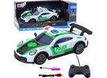 Polizia Auto Sportive Telecomandate Rc Drift Luci Led 1:22