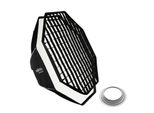Walimex Pro Essential Softbox Octagon 120Cm + Adattatore Hensel Eh, 360°, Facile Da Montare, Incluso Griglia, Adattatore Bowens E Borsa Per Il Trasporto, Ideale Per Ritratti E Scatti Di Bellezza