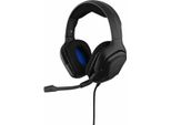 The G-LAB Korp Cobalt Stereo Gaming Headset Microphone Ultralight Ultra Bass Stereo Headset 3.5 Mm Jack Pc PS4 PS5 Xbox One Mac Nintendo Switch Tablet Smartphone Black Top Quality