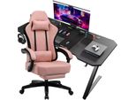 Gtpalyer Tavolo Da Gioco Tavolo Da Gioco + Sedia Da Gioco, Tavolo Da Computer Sedia Set Per Il Gioco Solo Tavolo Da Gioco E Sedia Da Gioco