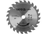Lama Per Sega In Metallo Duro 190X20Mm 24 Denti