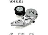 Skf Vkm 31231 - Oe 022 145 299 A Spannrolle, Keilrippenriemen FüR Tt (8N), Galaxy (Wgr), Toledo Ii (1M2), Leon (1M1), Alhambra (7V), T5, Sharan (7M), New Beetle, Golf Iv (1J), Bora (1J)