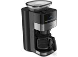 Krups Aroma Partner KM8328, Macchina Da Caffè Con Filtro, 1,25 L, Caffè In Grani, Caffè Macinato, Macinacaffè Integrato, 1000 W, Nero