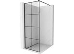 Mexen Kioto Parete Doccia Walk-In 70 X 200 Cm, Griglia Nera 8 Mm, Nero - 800-070-101-70-77