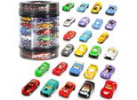 Set Di 25 Auto In Metallo Pressofuso 1:64 - Auto Da Corsa Con Scatola Di Immagazzinamento, Giocattolo Per Bambini 3+