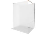 Mexen Kioto Parete Doccia Autoportante 120 X 200 Cm, Brina 8 Mm, Oro Rosa - 800-120-002-60-30
