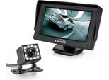 Telecamera Posteriore Auto Vista Posteriore 12 Led 170 ° Angolo Impermeabile Sistema Di Retromarcia + 4,3 "Monitor Lcd Visione Notturna"