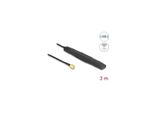 Delock - Antenne - Wlan, Smart Home - 2,5 Dbi - Ungerichtet - Klebemontage, Innen (90101)