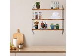 Scaffale A Parete Forma Rettangolare Con 3 Livelli Scaffali In Legno Scaffale Per Appendere Scaffale Per Bagno Scaffale Per Cucina Decorazione