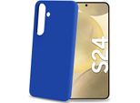Custodia In Gomma Cromo Soft Galaxy S24 5G Blu