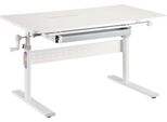 Scrivania Regolabile Per Bambini Toboli 100 X 60 Cm, Scrivania Regolabile Per Bambini Con Regolazione Dell'inclinazione/Altezza E Cassetto